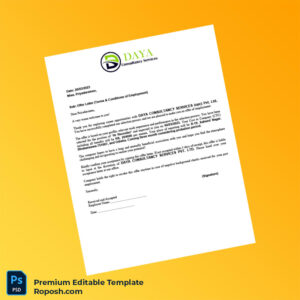 Customizable India Daya Consultancy Services Pvt Ltd Offer Letter Word & PDF Template 4 page