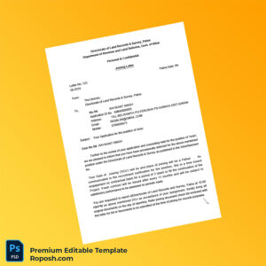 Customizable India Directorate of Land Records Survey Employment Verification Letter Word & PDF Template 4 page Customizable India Directorate of Land Records Survey Employment Verification Letter Word & PDF Template 4 page