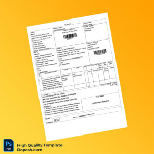 India Dutrons Pipes Company Invoice Template in Word and PDF formats