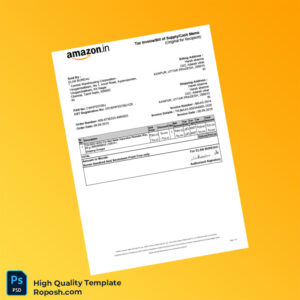 India ELAN BUREAU Invoice Template in Word and PDF formats