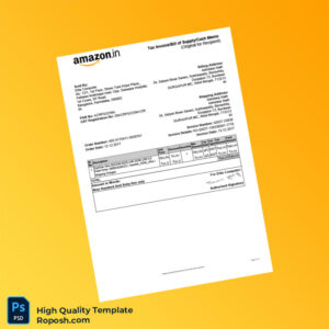 India Elite Computer Tax Invoice Template in Word and PDF formats