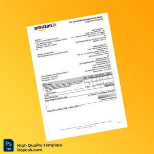 India Exhar Formulations Pvt Ltd Tax Invoice Template in Word and PDF formats India Exhar Formulations Pvt Ltd Tax Invoice Template in Word and PDF formats
