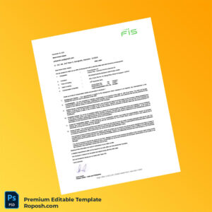 Customizable India FIS Global Business Solutions India Private Limited Employment Verification Letter Word & PDF Template 3 page