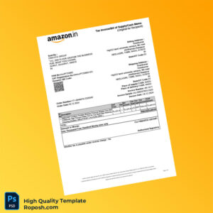 India Finaviya Group Tax Invoice Template in Word and PDF formats
