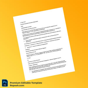 Customizable India Foray Software Employment Verification Letter Word & PDF Template 5 page