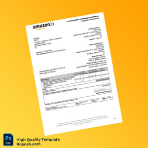 India GEETA Invoice Template in Word and PDF formats