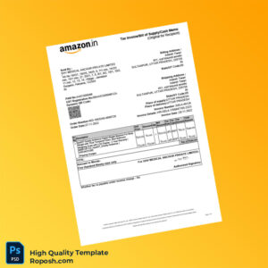 India GHV Medical Anchor Private Limited Invoice Template in Word and PDF formats