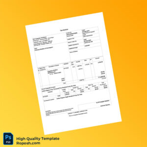 India GS Computer Solutions Tax Invoice Template in Word and PDF formats India GS Computer Solutions Tax Invoice Template in Word and PDF formats