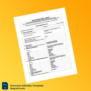 Customizable India Ginni International Limited Vendor Registration Form Editable Word & PDF Template 3 page Customizable India Ginni International Limited Vendor Registration Form Editable Word & PDF Template 3 page