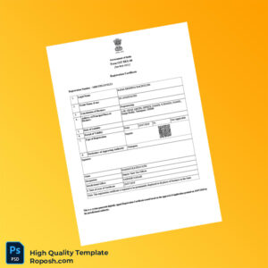 India Government of India GST Registration Certificate Template in Word and PDF formats 3 page India Government of India GST Registration Certificate Template in Word and PDF formats 3 page