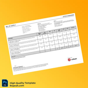 India Granary Wholesale Private Limited Invoice Template in Word and PDF formats 4 page