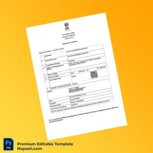 Customizable India Gujarat GST Registration Certificate Editable Word & PDF Template 3 page Customizable India Gujarat GST Registration Certificate Editable Word & PDF Template 3 page