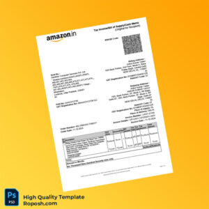 India Hardtrac Computer Services Pvt Ltd Tax Invoice Template in Word and PDF formats 2 page
