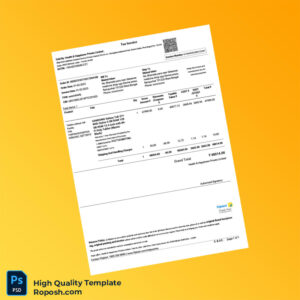 India Health Happiness Private Limited Invoice Template in Word and PDF formats India Health Happiness Private Limited Invoice Template in Word and PDF formats