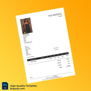 India HealthSlimlayer Invoice Template in Word and PDF formats 2 page