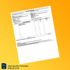 India Hyson Systems Limited Invoice Template in Word and PDF formats