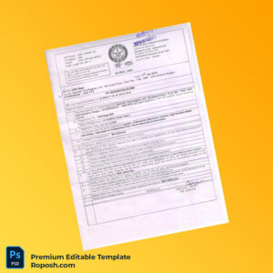 Customizable India IRDE Registration Certificate Editable Word & PDF Template Customizable India IRDE Registration Certificate Editable Word & PDF Template