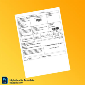 India Imagine Marketing Ltd Invoice Template in Word and PDF formats India Imagine Marketing Ltd Invoice Template in Word and PDF formats