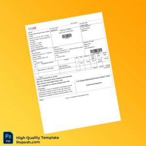 India Imagine Marketing Private Limited Invoice Template in Word and PDF formats