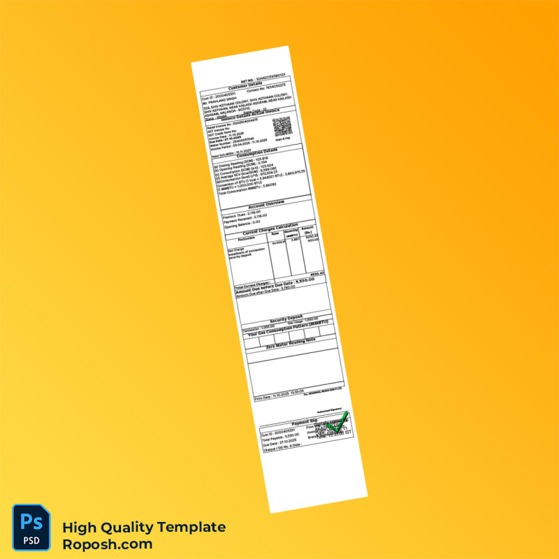 India IndianOil-Adani Gas P Ltd Invoice Template in Word and PDF formats India IndianOil-Adani Gas P Ltd Invoice Template in Word and PDF formats