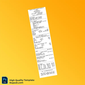 India Infiniti Retail Limited Invoice Template in Word and PDF formats 2 page