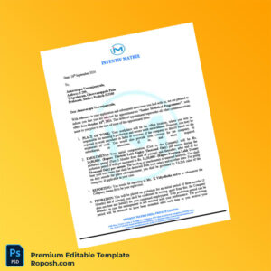 Customizable India Inventiv Matrix Employment Verification Letter Word & PDF Template 5 page