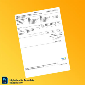 India Jeeves Consumer Services Private Limited Invoice Template in Word and PDF formats India Jeeves Consumer Services Private Limited Invoice Template in Word and PDF formats