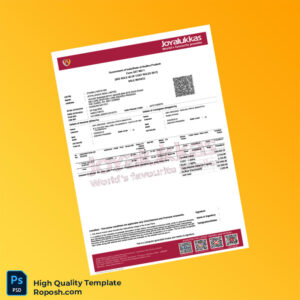 India Joyalukkas Invoice Template in Word and PDF formats