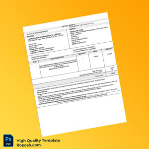 India Laptech Solutions Private Limited Invoice Template in Word and PDF formats India Laptech Solutions Private Limited Invoice Template in Word and PDF formats