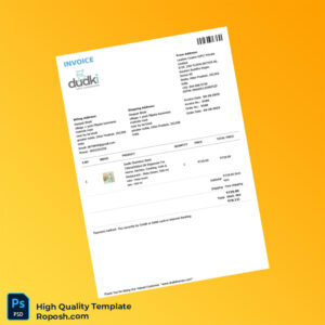 India Leather Ceatra OPC Private Limited Invoice Template in Word and PDF formats