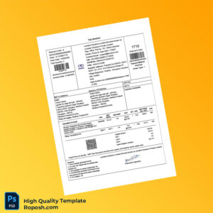 India Lenskart Solutions Private Limited Invoice Template in Word and PDF formats