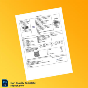 India Lenskart Solutions Private Limited Tax Invoice Template in Word and PDF formats