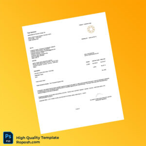 India MMTC-PAMP India Private Limited Invoice Template in Word and PDF formats