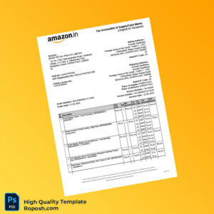 India MORE RETAIL PRIVATE LIMITED Tax Invoice Template in Word and PDF formats 2 page India MORE RETAIL PRIVATE LIMITED Tax Invoice Template in Word and PDF formats 2 page