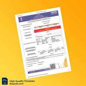 India MSME Development Institute Udyam Registration Certificate Template in Word and PDF formats 3 page India MSME Development Institute Udyam Registration Certificate Template in Word and PDF formats 3 page