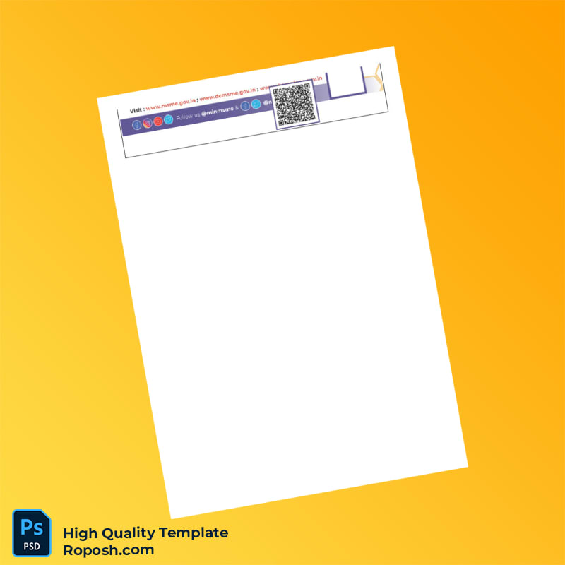 India MSME Editable Business Registration Certificate Template in Word and PDF formats 2 page India MSME Editable Business Registration Certificate Template in Word and PDF formats 2 page