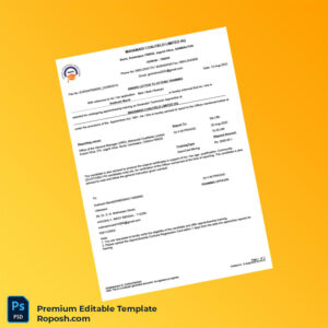 Customizable India Mahanadi Coalfields Limited Award Letter Word & PDF Template 2 page Customizable India Mahanadi Coalfields Limited Award Letter Word & PDF Template 2 page