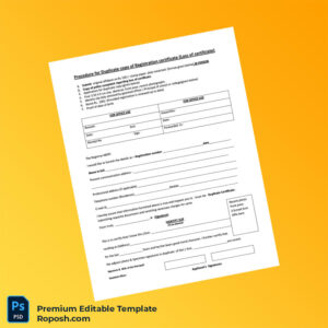 Customizable India Maharashtra State Pharmacy Council Duplicate Registration Certificate Editable Word & PDF Template 2 page Customizable India Maharashtra State Pharmacy Council Duplicate Registration Certificate Editable Word & PDF Template 2 page