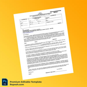 India Maharashtra State Pharmacy Council Editable Pharmacy Medical Registration Form Editable Word & PDF Template 4 page