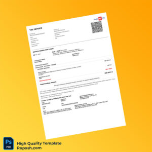 India MakeMyTrip India Pvt Ltd Invoice Template in Word and PDF formats