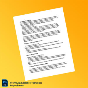 Customizable India Ministry of Commerce Provisional Registration Certificate Editable Word & PDF Template 3 page Customizable India Ministry of Commerce Provisional Registration Certificate Editable Word & PDF Template 3 page