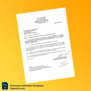 India Ministry of Communications Editable Registration Certificate Editable Word & PDF Template 4 page