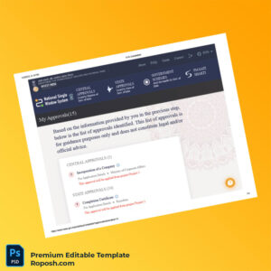 Customizable India Ministry of Corporate Affairs Company Registration Certificate Editable Word & PDF Template 4 page