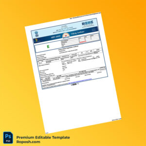 Customizable India Ministry of Micro Small and Medium Enterprises Udyog Aadhaar Registration Certificate Editable Word & PDF Template