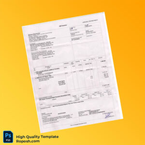 India Modern Electronics Invoice Template in Word and PDF formats