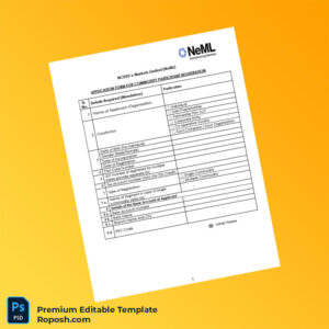 Customizable India NCDEX e Markets Limited Commodity Participant Registration Form Editable Word & PDF Template 5 page