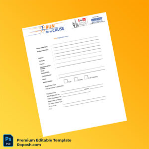 Customizable India NGO Registration Form Editable Word & PDF Template 4 page