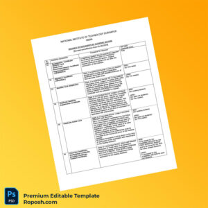 Customizable India NIT Durgapur Registration Certificate Editable Word & PDF Template 6 page Customizable India NIT Durgapur Registration Certificate Editable Word & PDF Template 6 page