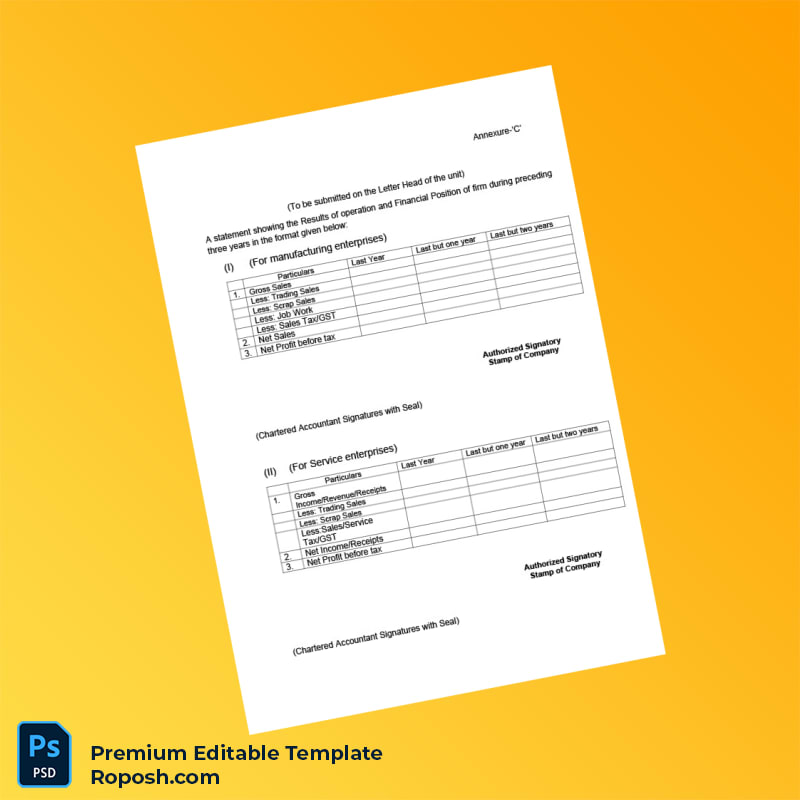 Customizable India NSIC Renewal Notice Editable Word & PDF Template 7 page Customizable India NSIC Renewal Notice Editable Word & PDF Template 7 page