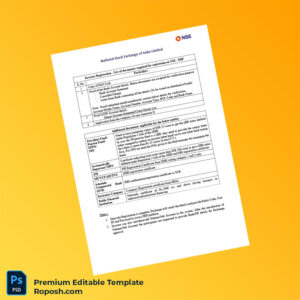 Customizable India National Stock Exchange Investor Registration Checklist Editable Word & PDF Template 3 page Customizable India National Stock Exchange Investor Registration Checklist Editable Word & PDF Template 3 page